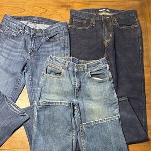 Boy’s Blue Jeans set of 3, Size 28